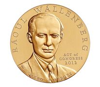 Raoul Wallenberg Bronze Medal 1.5 Inch