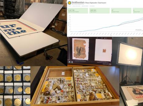 Objects and Dashboard from Mass Digitization