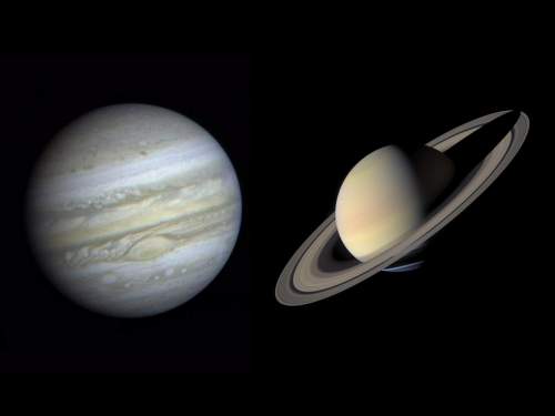 Jupiter and Saturn