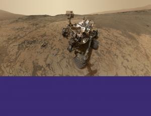 Mars Science Laboratory rover Curiosity exploring the planet Mars