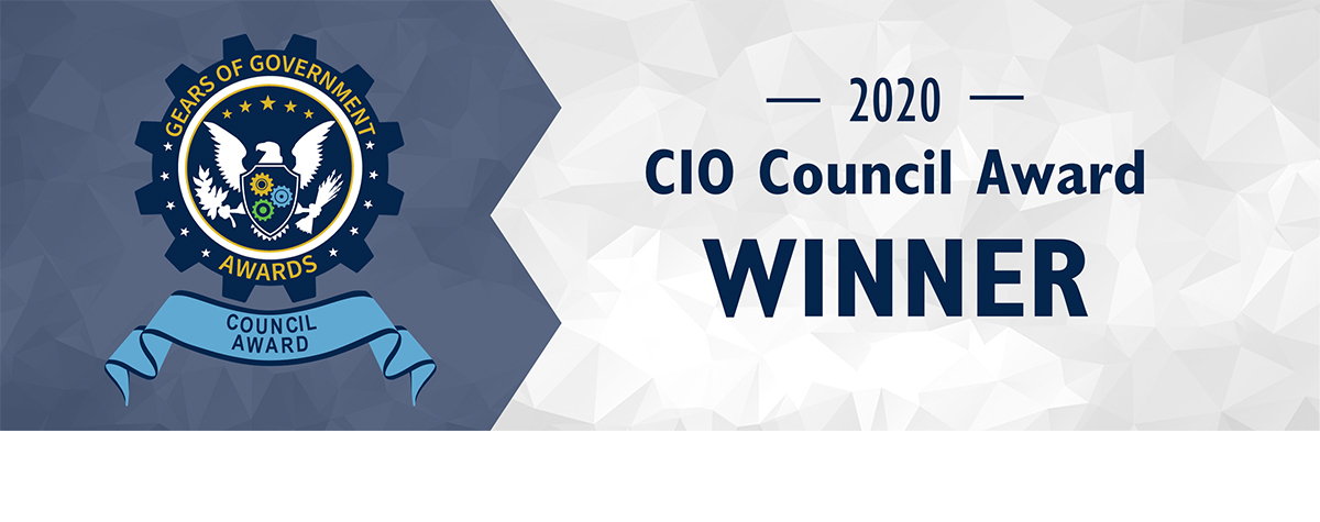 [HUD’s CIO Council is recognized for modernizing five of HUD’s most critical business systems by migrating them to a cloud-based application suite.]. 