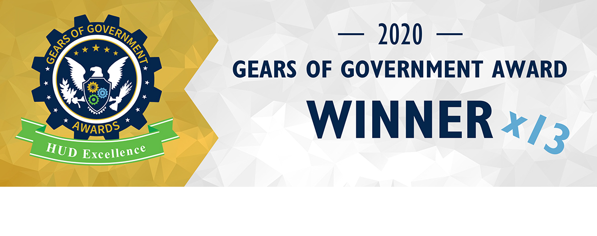[Gears of Government Awards recognize individuals and teams across the Federal workforce whose dedication supports exceptional delivery of key outcomes for the American people, specifically around mission results, customer service, and accountable stewardship.]. 