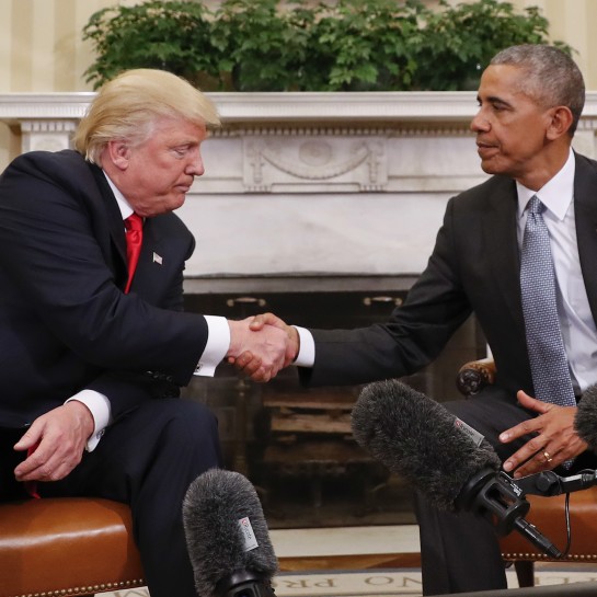 Barack Obama, Donald Trump