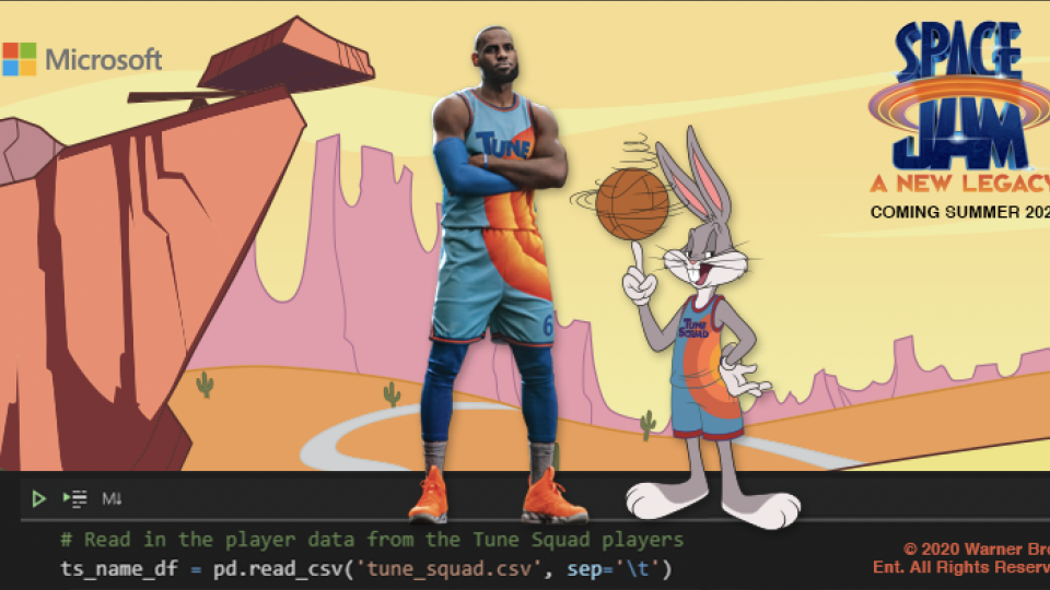 LeBron James Space Jam poster