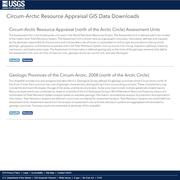 Circum-Arctic Resource Appraisal GIS Data Downloads 