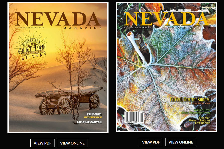 Nevada Magazine Issues