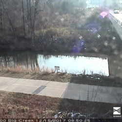 View of river and bridge from webcam