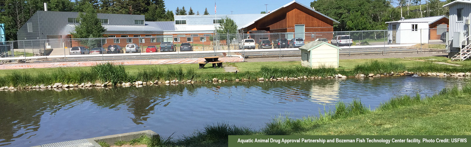 photo of Bozeman Fish Technology Center and the Aquatic Animal Drug Approval Partnership facility