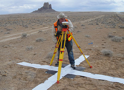 photo: topography survey work