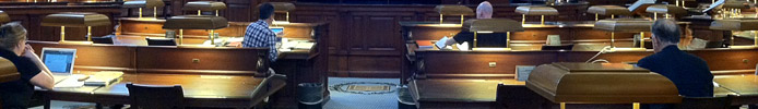 Readers in the Main Reading Room at the Library of Congress