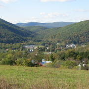 Farms, forests and rolling hills in Lycoming County, PA