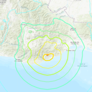  Map of June 23, 2020 Oaxaca, Mexico Earthquake 