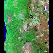 Klamath lake landsat