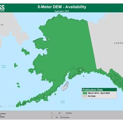 5 meter DEM - Availability (Alaska only)