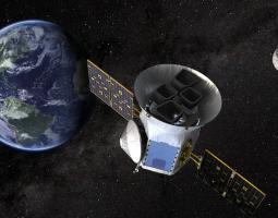 Artist concept of TESS satellite