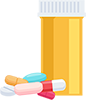 graphic of a pill bottle
