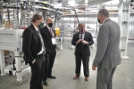 Energy leadership tours Michigan State's FRIB.