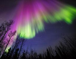 Colorful aurora