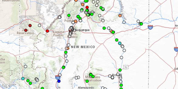 New Mexico Current Water Conditions Dashboard