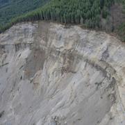 Oso landslide. Huge swath of mountain missing.