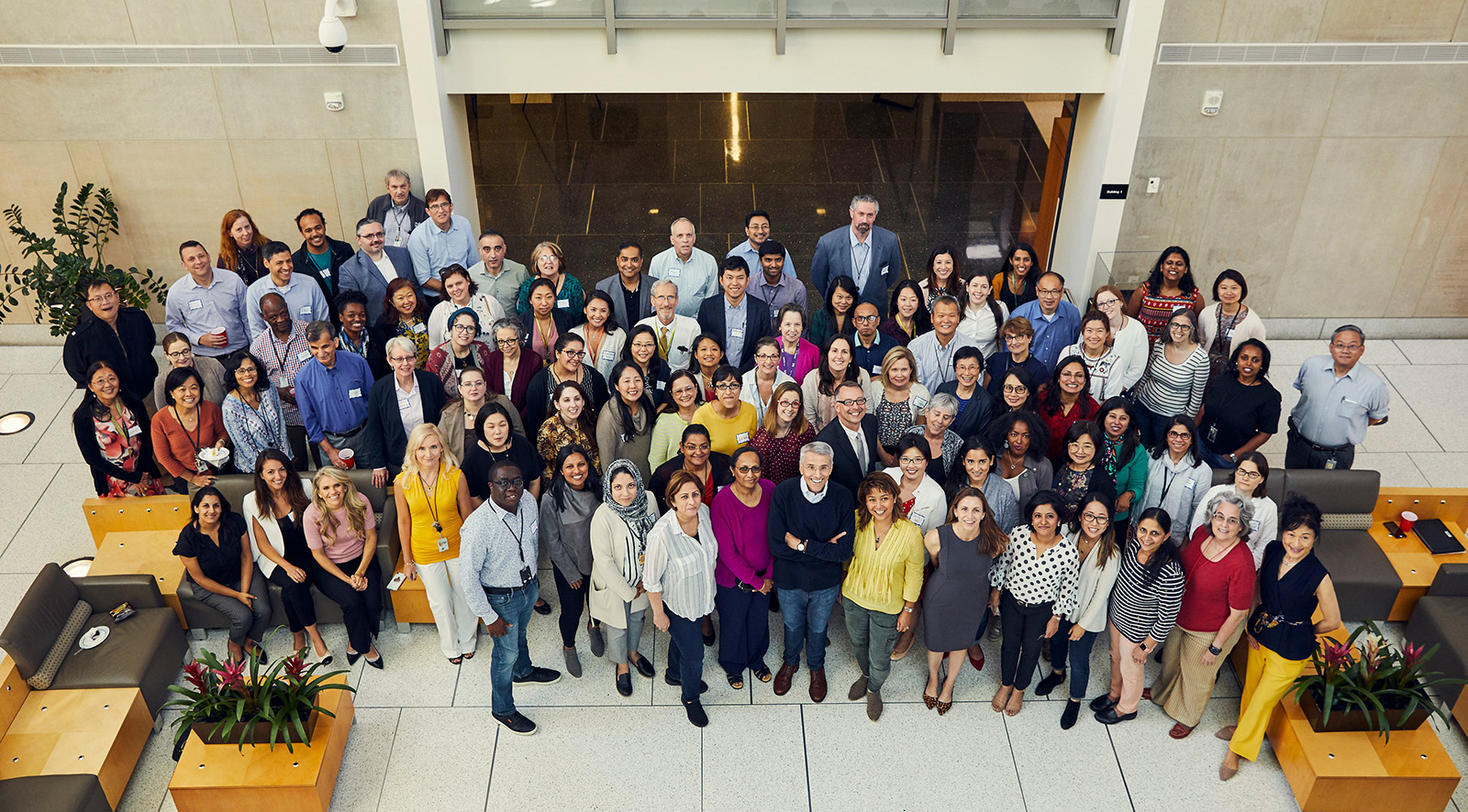 Group photo of Oncology Center of Excellence staff