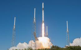 Photo of CIRiS taking off on a rocket in Cape Canaveral