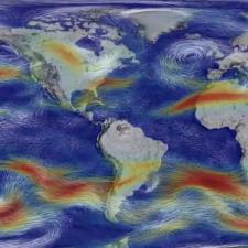 Visualization of global winds