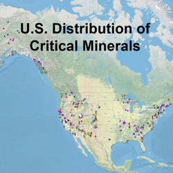 critical mineral distribution map