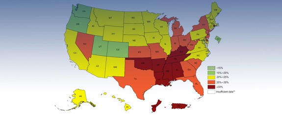 Physical Inactivity Is Too High. Find differences in state, race, ethnicity.