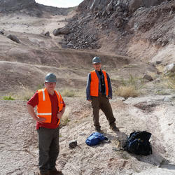 scientists collecting samples