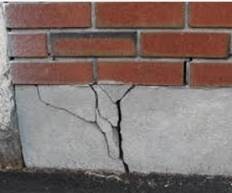 Cracks/Gaps (Foundations – Building Exterior). HUD Photo