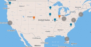 The new Bioenergy Technologies Office Small Business Innovation Research Projects Map depicts all Small Business Innovation Research awards.