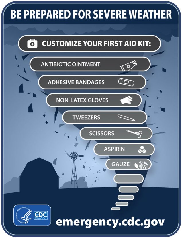 Infographic: Be Prepared for Severe Weather