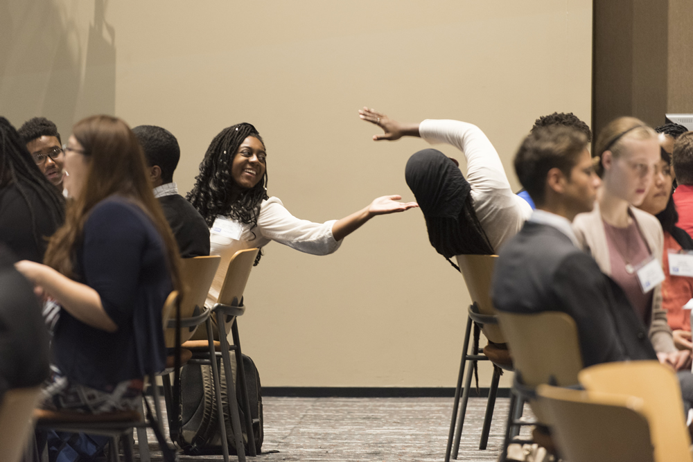 students participating in 2017 CUPS orientation