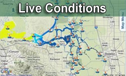 Live Conditions Map of the San Francsico Bay Delta