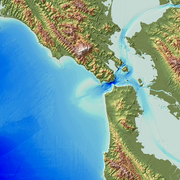 Topobathymetric elevation model of San Francisco Bay Area, California