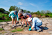 volunteers at sarasota bay