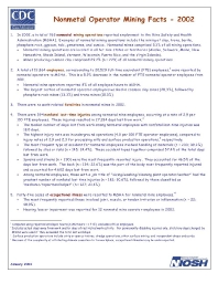 Image of publication Nonmetal Operator Mining Facts - 2002