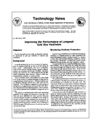 Image of publication Technology News 448 - Improving the Performance of Longwall Gob Gas Ventholes