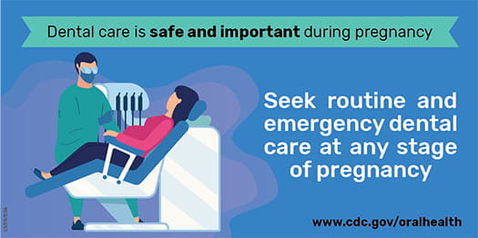 Dental care is safe and important during pregnancy