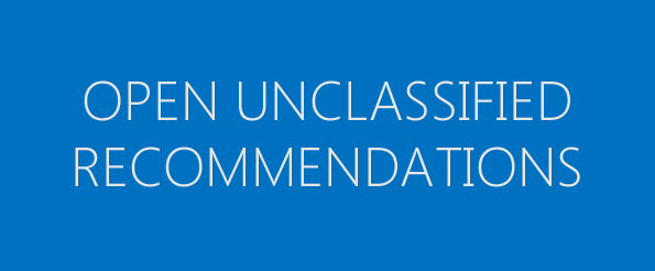Open Unclassified Recommendations