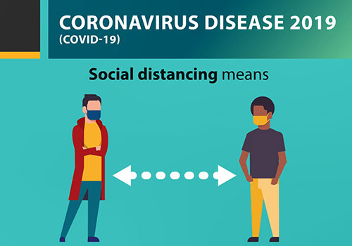 Social distancing.