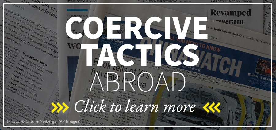 Coercive Tactics Abroad: Click to learn more