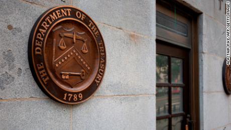 The US Treasury Department building is seen in Washington, DC, on July 22, 2019. (Photo by Alastair Pike / AFP)        (Photo credit should read ALASTAIR PIKE/AFP/Getty Images)