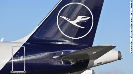 04 November 2020, Brandenburg, Schönefeld: A Lufthansa passenger aircraft is parked on the apron of Berlin Brandenburg Airport &quot;Willy Brandt&quot; (BER). Photo: Patrick Pleul/dpa-Zentralbild/ZB (Photo by Patrick Pleul/picture alliance via Getty Images)