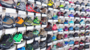 Photo: Shoes at a sportswear retail shop