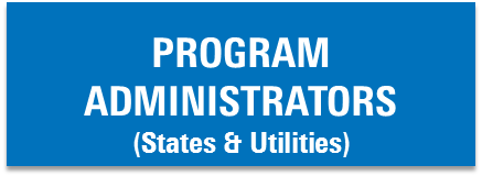 Button that says program administrators (states and utilities)