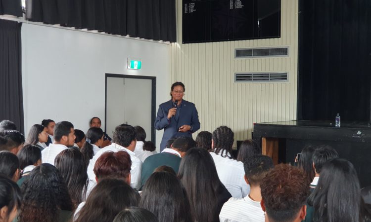 Reyes at Manurewa High School