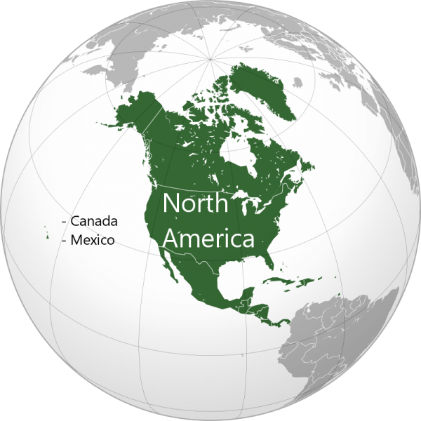 North America - Canada, Mexico