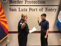 CBP Officer Sworn in at San Luis Field Office